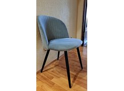 Стул на металлокаркасе Gabi 1 бежевый / черный с серебряными наконечниками фото покупателя 125