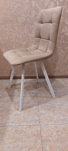 Стул на металлокаркасе Чилли синий / белый фото покупателя 1361