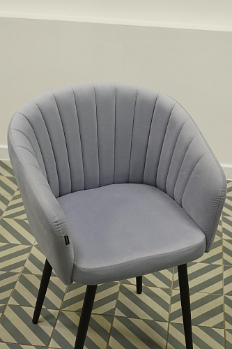 Стул на металлокаркасе Моншау крутящийся velutto 32 / черный из шоурума 5