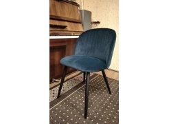 Стул на металлокаркасе Gabi blue / black фото покупателя 262