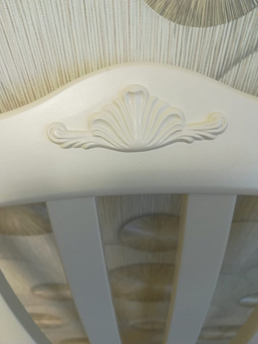 Деревянный стул Виньетта белый / лайн белый люкс фото покупателя 17