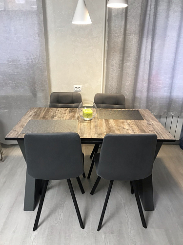 Комплект из "Стул на металлокаркасе Чилли розовый / черный каркас" 2 шт. фото покупателя 760