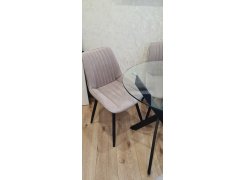 Стул на металлокаркасе Вейв темно-серый / черный фото покупателя 12