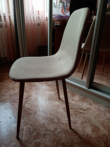 Стул на металлокаркасе Lilu 05 gray / white фото покупателя 87