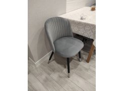 Стул на металлокаркасе Gabi blue / black фото покупателя 154