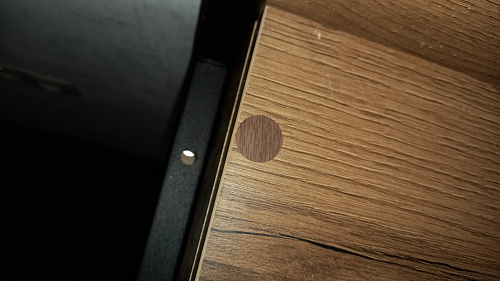 Письменный стол Леон Лофт черный матовый / дуб вотан фото покупателя 111