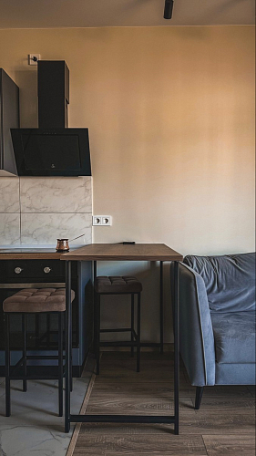 Барная стойка Дилан Лофт 120х60х110 бетон фото покупателя 192