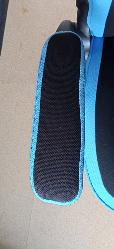 Компьютерное кресло Plast черный / голубой фото покупателя 13