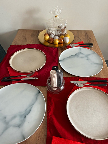 Деревянный стол Лота Лофт 140х80 белый матовый / бетон светлый фото покупателя 725