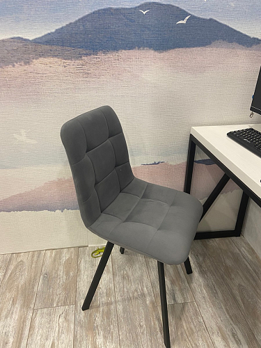 Комплект стульев Чилли 4 шт темно-серый / черный фото покупателя 619