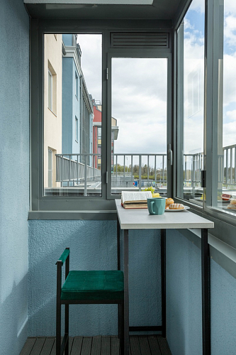 Барная стойка Дилан Лофт 120х60х90 бетон фото покупателя 132