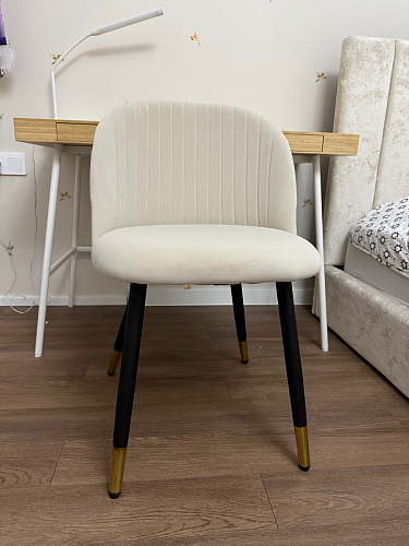 Стул на металлокаркасе Gabi 1 light purple / black фото покупателя 254