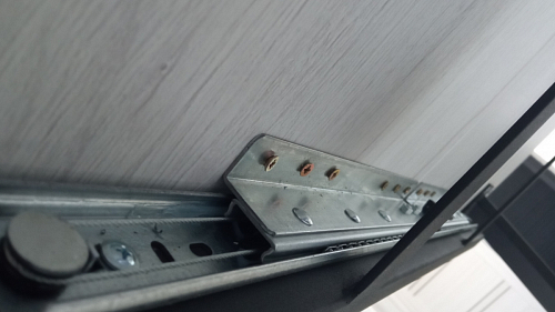 Стол раскладной Колон Лофт 120 32 мм дуб галифакс табако / черный матовый фото покупателя 31