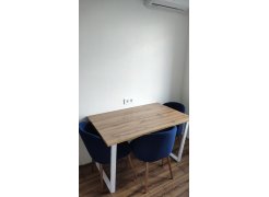 Стол Лота Лофт 140 25 мм черный матовый / бетон фото покупателя 948