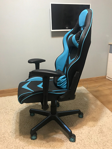 Компьютерное кресло Racer черный / красный / бежевый фото покупателя 33