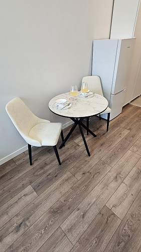 Стул на металлокаркасе Kora light purple / black фото покупателя 350