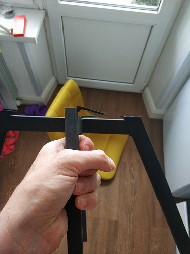 Стул на металлокаркасе Чилли К черный / зеленый фото покупателя 125