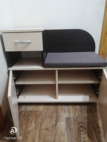 Обувница Аврора дуб млечный / венге фото покупателя 10