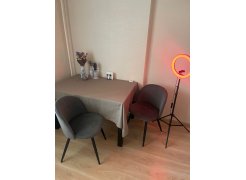 Стул на металлокаркасе Gabi green / black фото покупателя 360