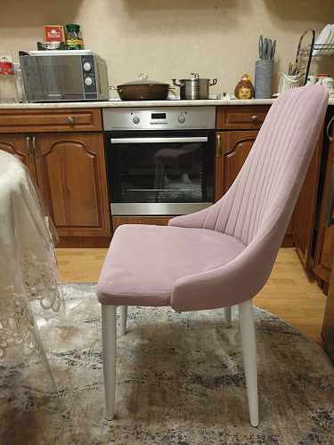 Стул на металлокаркасе Kora dark gray / black фото покупателя 221