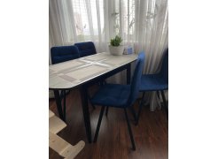 Стул на металлокаркасе Чилли черный фото покупателя 123