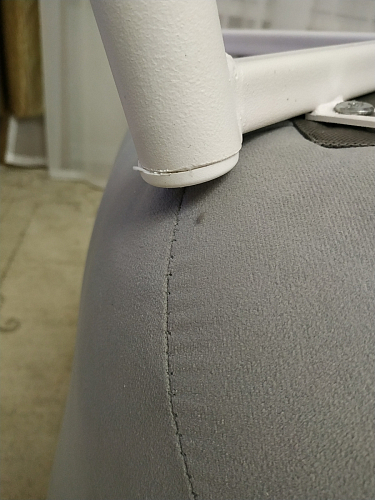 Стул на металлокаркасе Челси серый 02 / черный фото покупателя 20