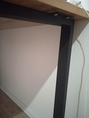 Деревянный стол Лота Лофт 120х75 белый матовый / дуб крафт золотой фото покупателя 675