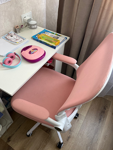 Компьютерное кресло Konfi pink / white фото покупателя 32