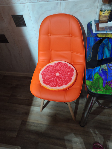 Деревянный стул Kvadro оранжевый фото покупателя 1