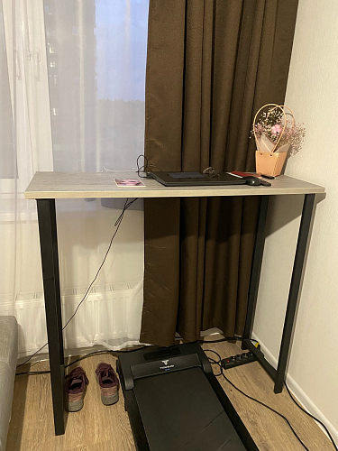 Барная стойка Дилан Лофт 120х60х110 бетон фото покупателя 30