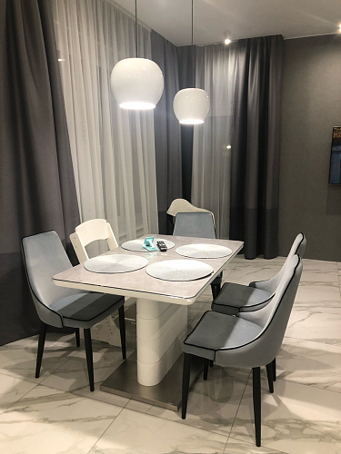 Стул на металлокаркасе Kora white / gray фото покупателя 170