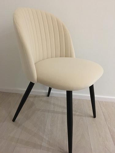 Стул на металлокаркасе Gabi 1 темно-серый / черный фото покупателя 283