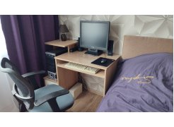 Компьютерный стол Джаз-24 левый венге фото покупателя 96