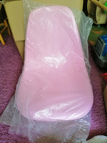 Пластиковый стул Eames PC-015 серо-голубой / дерево фото покупателя 437