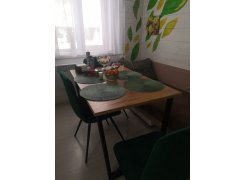 Деревянный стол Лота Лофт 120(160)х75 черный матовый / бетон светлый фото покупателя 205