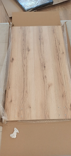 Стол Лота Лофт 140 25 мм черный матовый / бетон фото покупателя 462