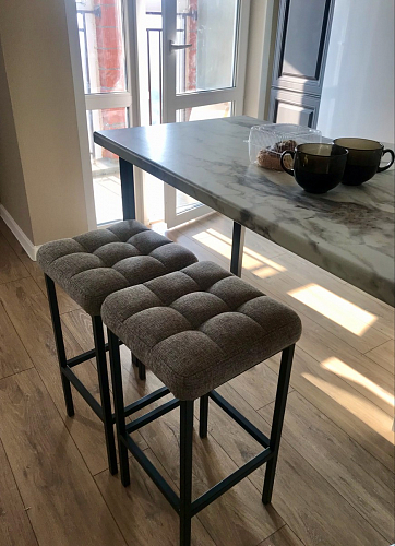 Полубарный стул Лофт мадера 20 / белый матовый фото покупателя 187