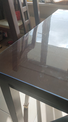 Деревянный стол Лота Лофт 120х75 белый матовый / дуб крафт золотой фото покупателя 171