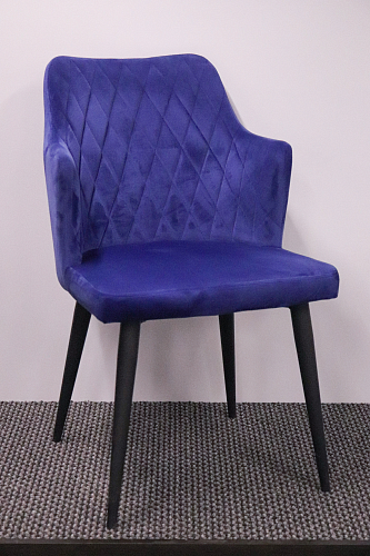 Стул на металлокаркасе Velen light gray / black из шоурума 1