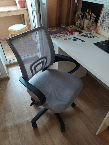 Компьютерное кресло Turin gray / light gray фото покупателя 21