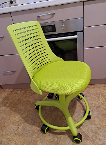 Компьютерное кресло Kiddy/Кидди розовое ткань (сетка) фото покупателя 36