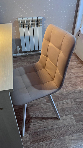 Стул на металлокаркасе Чилли К кирпичный / черный фото покупателя 649