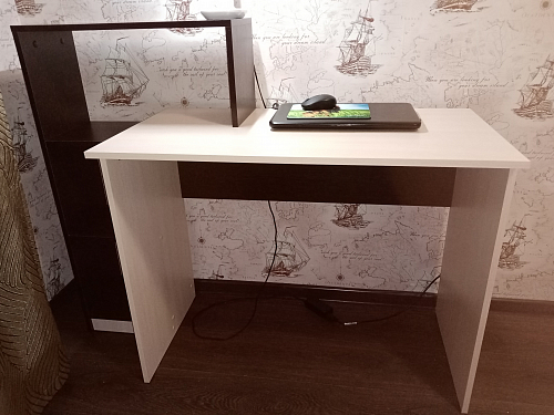 Письменный стол Квартет-2 белый фото покупателя 8