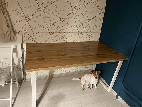 Стол раскладной Лота Лофт 120 25 мм юта / черный матовый фото покупателя 161