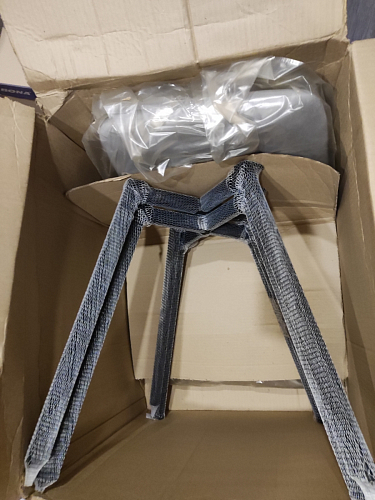 Стул на металлокаркасе Чилли черный / зеленый фото покупателя 1175