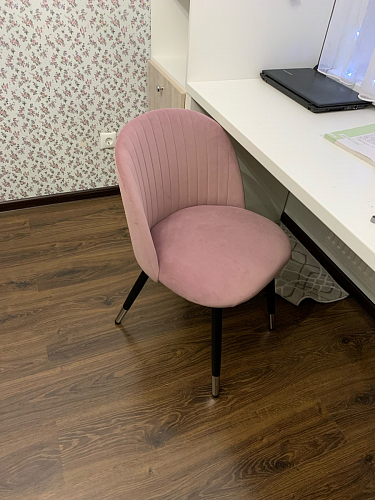 Стул на металлокаркасе Gabi gray / black фото покупателя 122