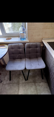 Стул на металлокаркасе Чилли К кирпичный / черный фото покупателя 505