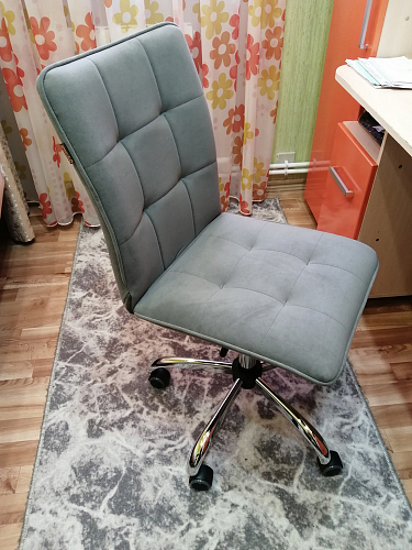 Компьютерное кресло One/Ван флок молочный 4 фото покупателя 67