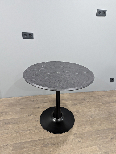 Стол Тулип 90х73 дуб вотан / белый  - Уцененный экземпляр фото покупателя 53