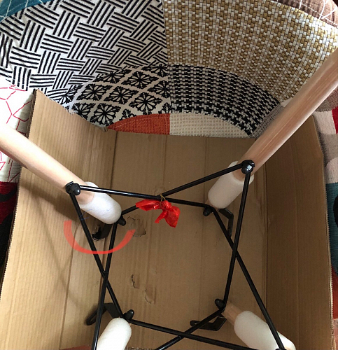 Деревянный стул Multicolor 01 фото покупателя 59